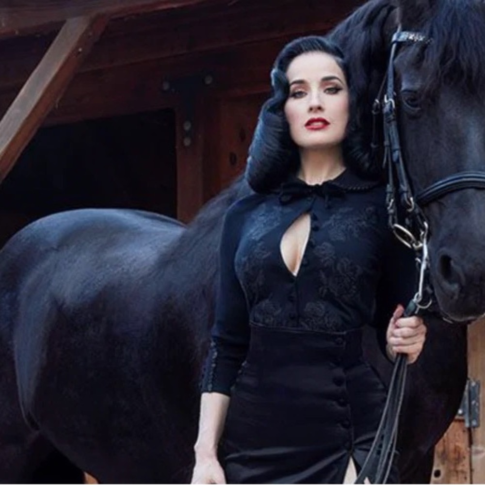 Wheels & Dollbaby Dita Von Teese Cardigan pinup